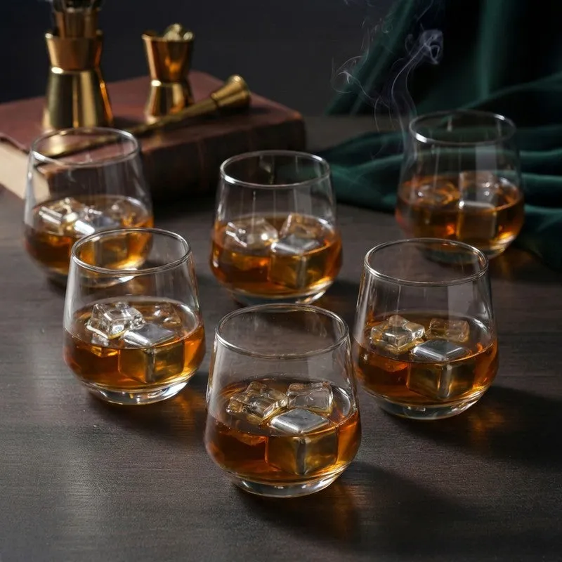 Clara Old Fashioned Glasses (370 ML Each) - Set of Six media 1