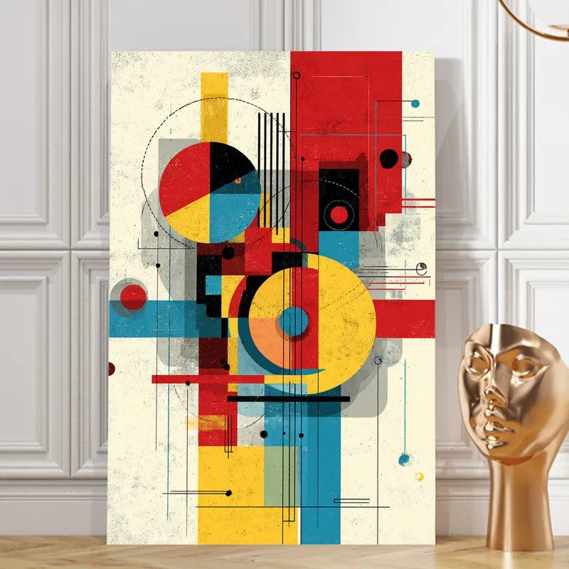 Neon Scatter Abstract Canvas Wall Art media 8