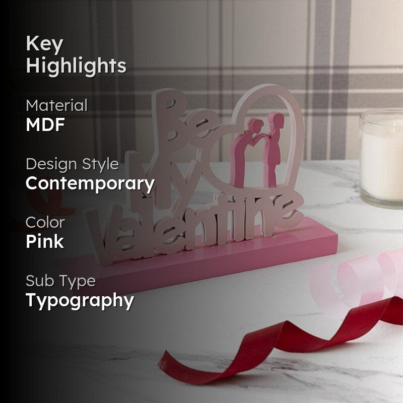 Valentine Verse Showpiece - Pink media 2