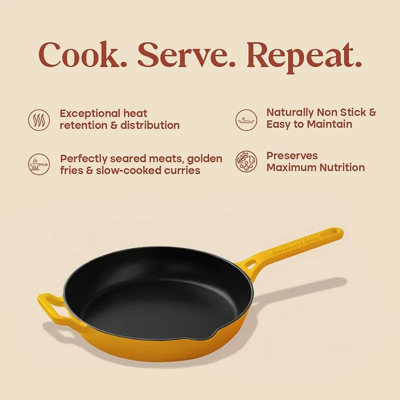 Cumin Co Enamel Cast Iron Frying Pan - 1900 mL media 7