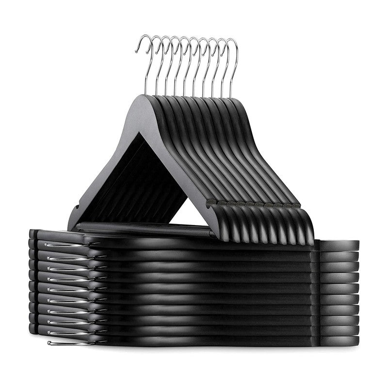 Attirra Wood Cloth Hanger - Set of Twelve media 3