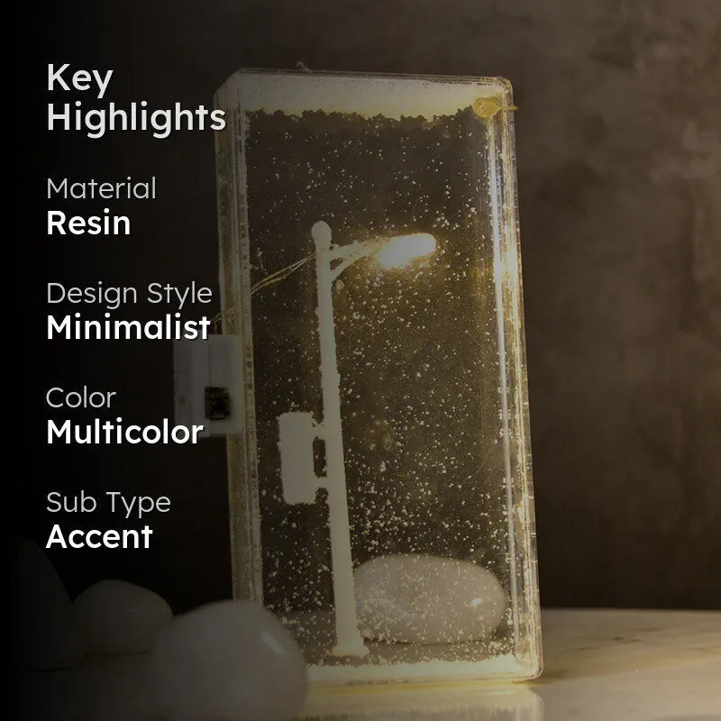 Snowy Nights Resin Showpiece media 2