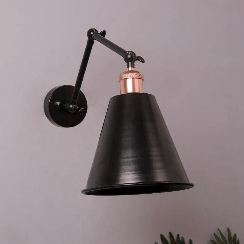 Nash Cone Metal Wall Lamp - Rose Gold media 3
