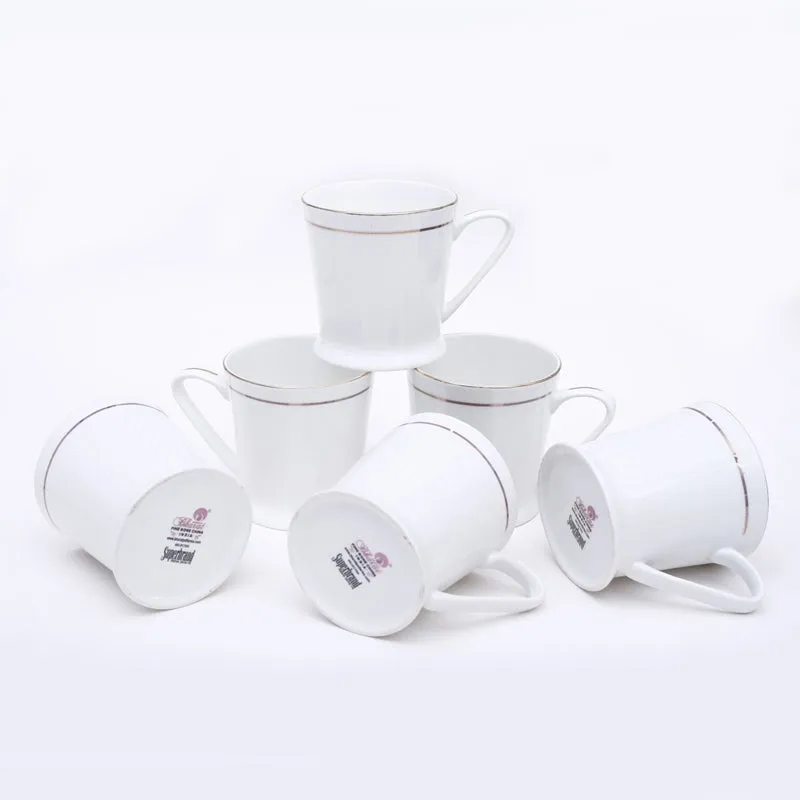 Minnisa Bone China Tea Cup (200 mL Each) - Set of Six media 3
