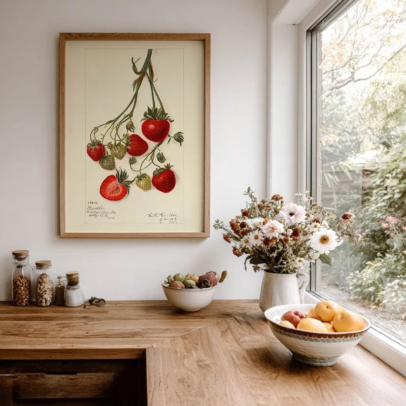 Sweet Citrus Archival Canvas Wall Art - Brown media 7