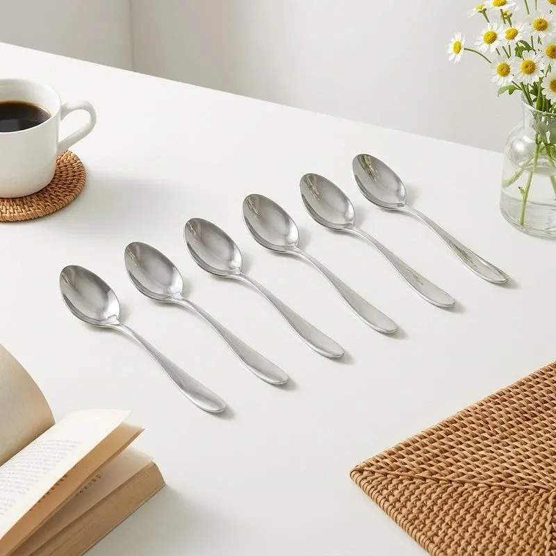 Servlyn Stainless Steel Cutlery Set - Set of Six media 1