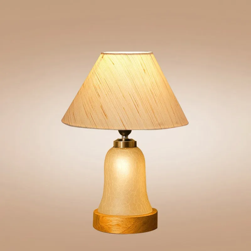 Zoravelle Wooden Table Lamp - Ivory,Brown media 6