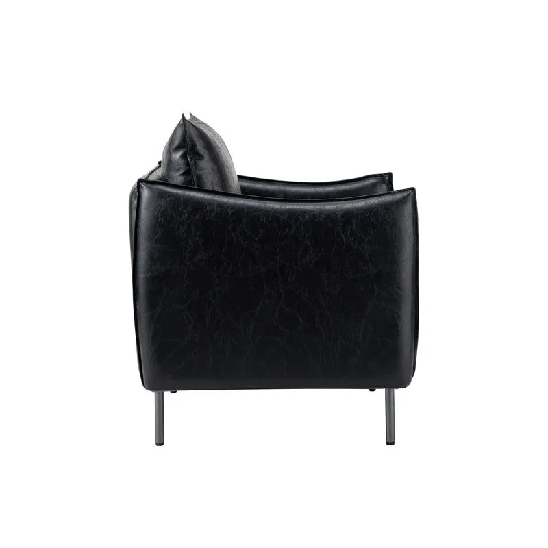 Sculpta Neem Wood Accent Chair - Black media 8