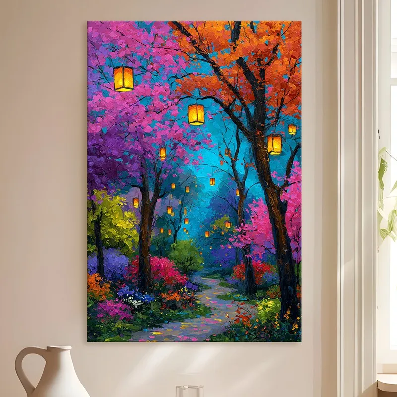 Dreamscape Forest Glow Canvas Wall Art media 4
