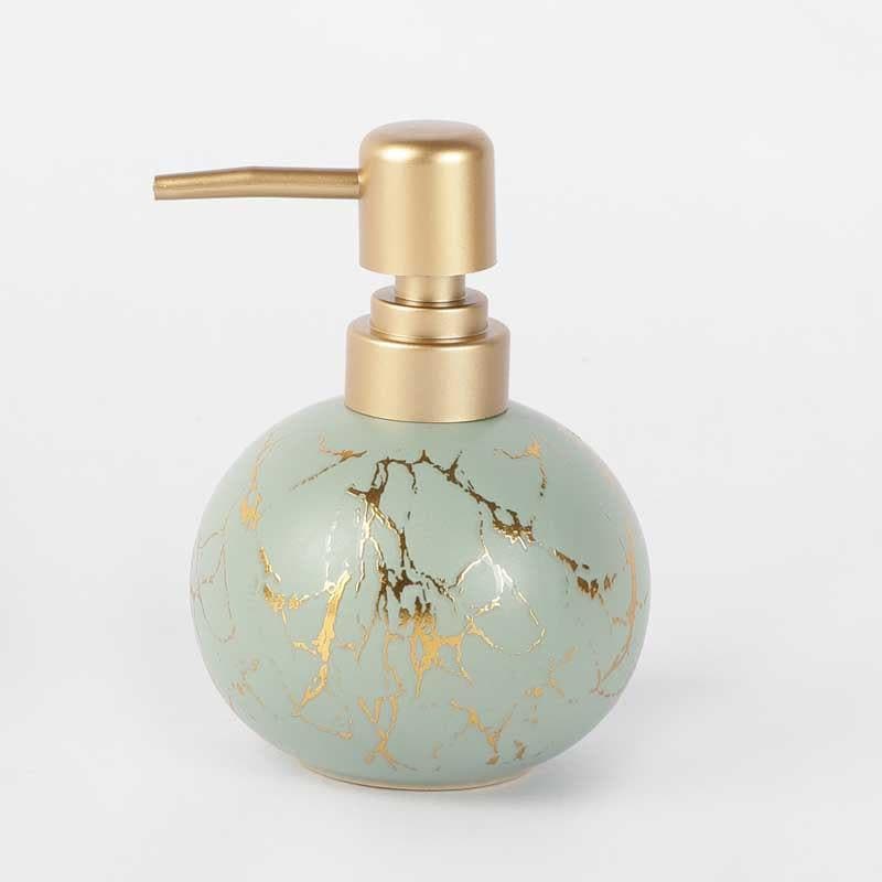 Marble Texture Soap Dispenser (Turquoise)- Round media 5