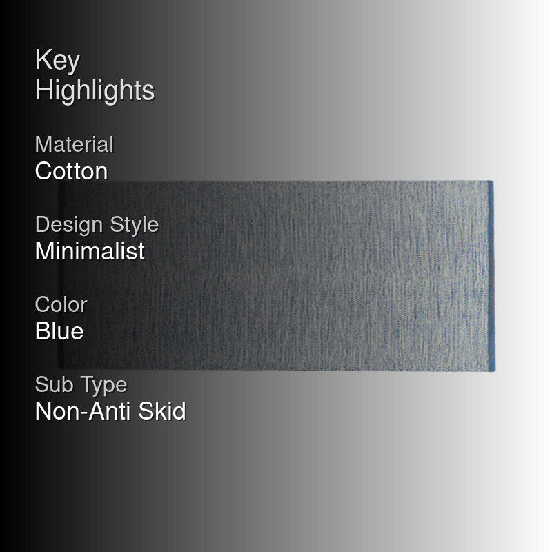 Artivine Cotton Runner Rug - Grey media 2
