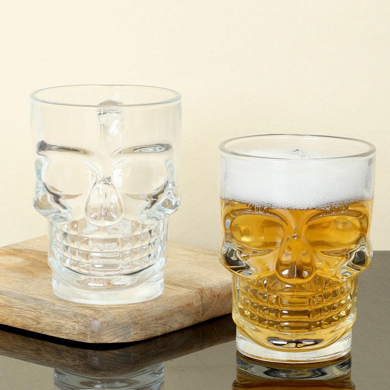 Goldwy Skull Whiskey Glasses (500 mL) - Set Of Two