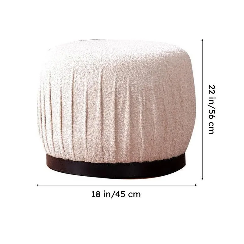 Cozy Rest Pouffe (Grey & Beige) - Set Of Two media 9