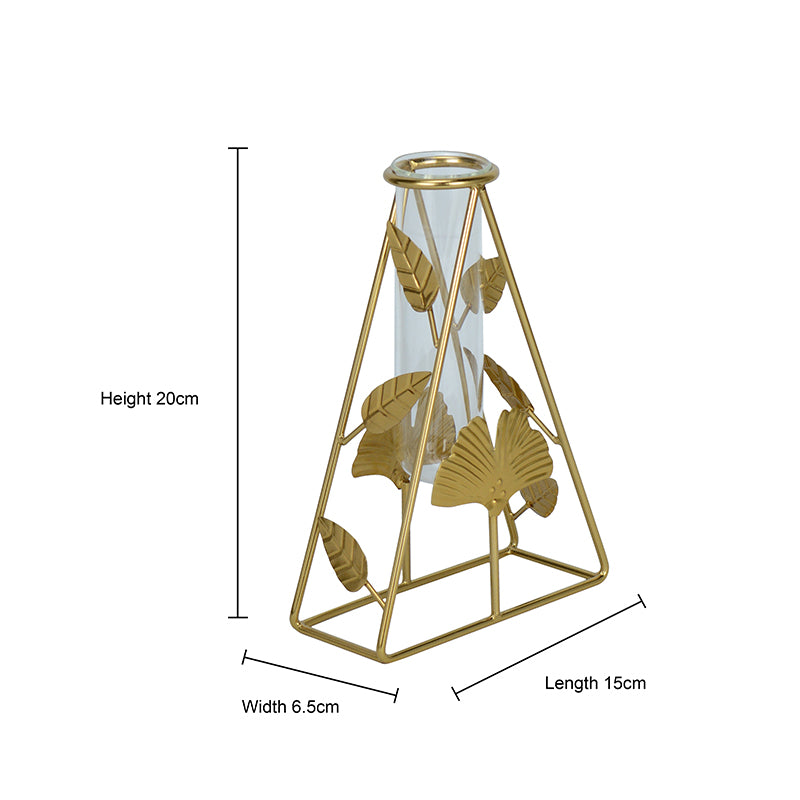 Gardenia Test Tube Planter - Gold media 5