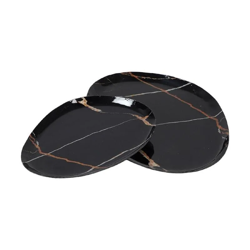 Hosana Metal Iron Platter - Set of Two media 3