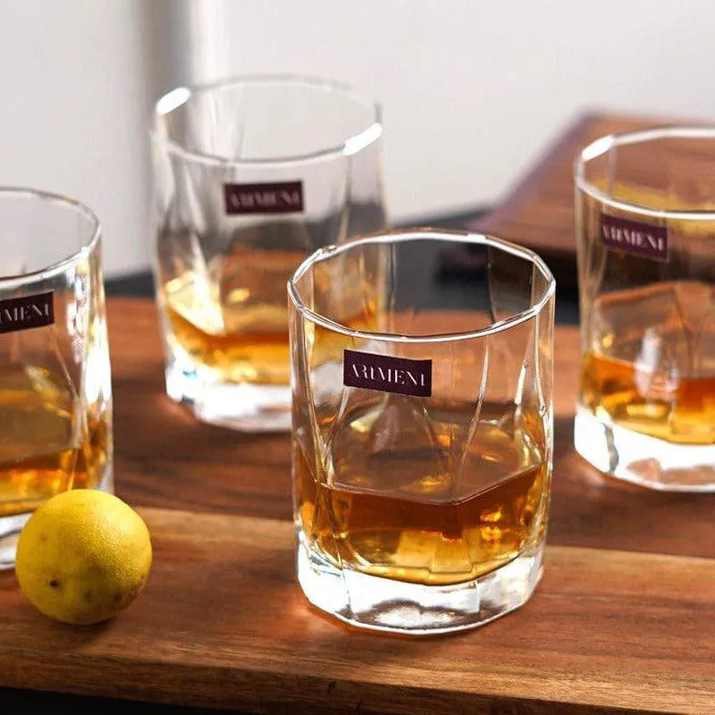 Radiant Ridge Old Fashioned Glasses (310 ml) - Set Of Four media 1