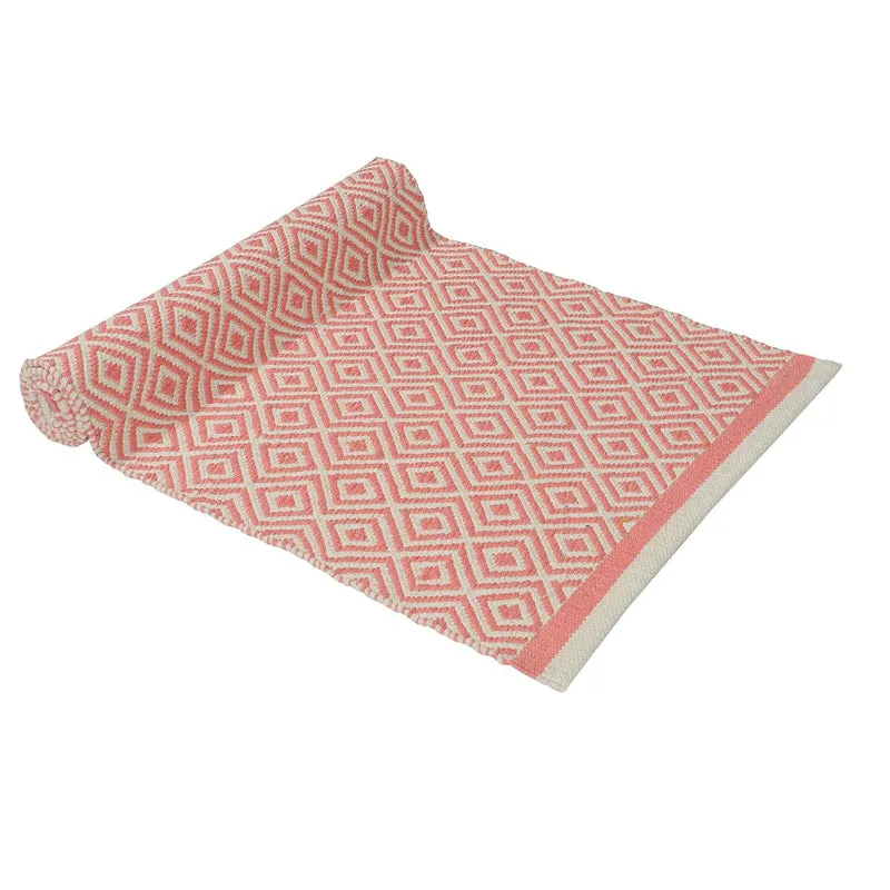 Earthica Cotton Runner Rug - Peach media 5