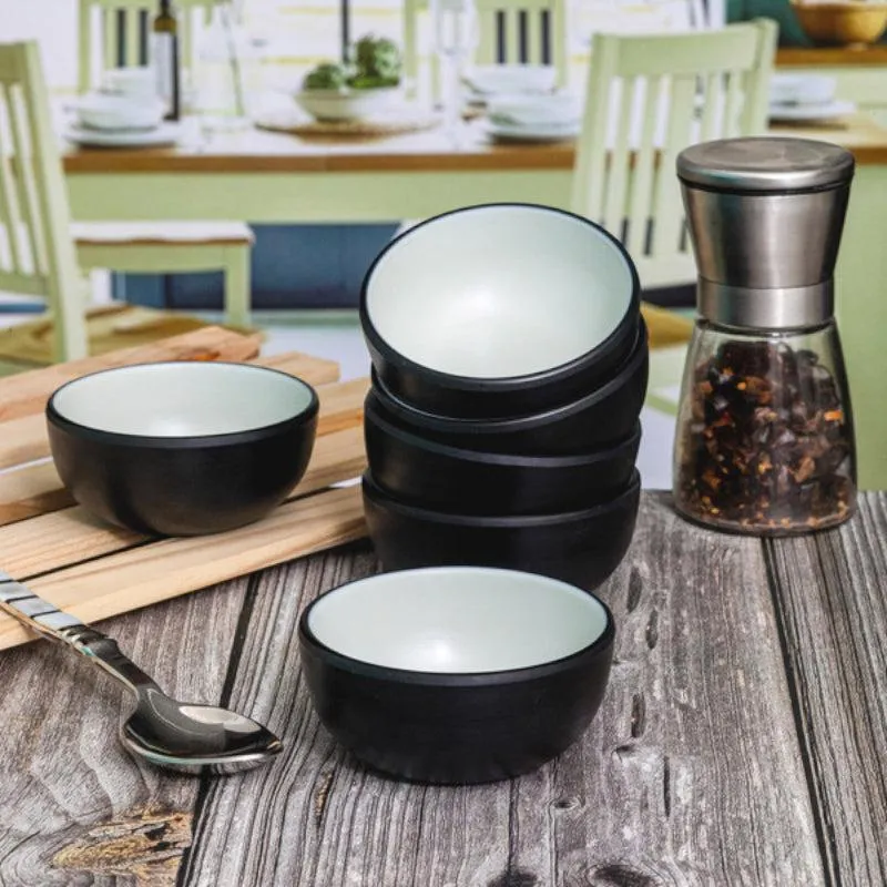 Servewell Dima Brown Snack Bowl (180 mL Each) - Set Of Six media 1