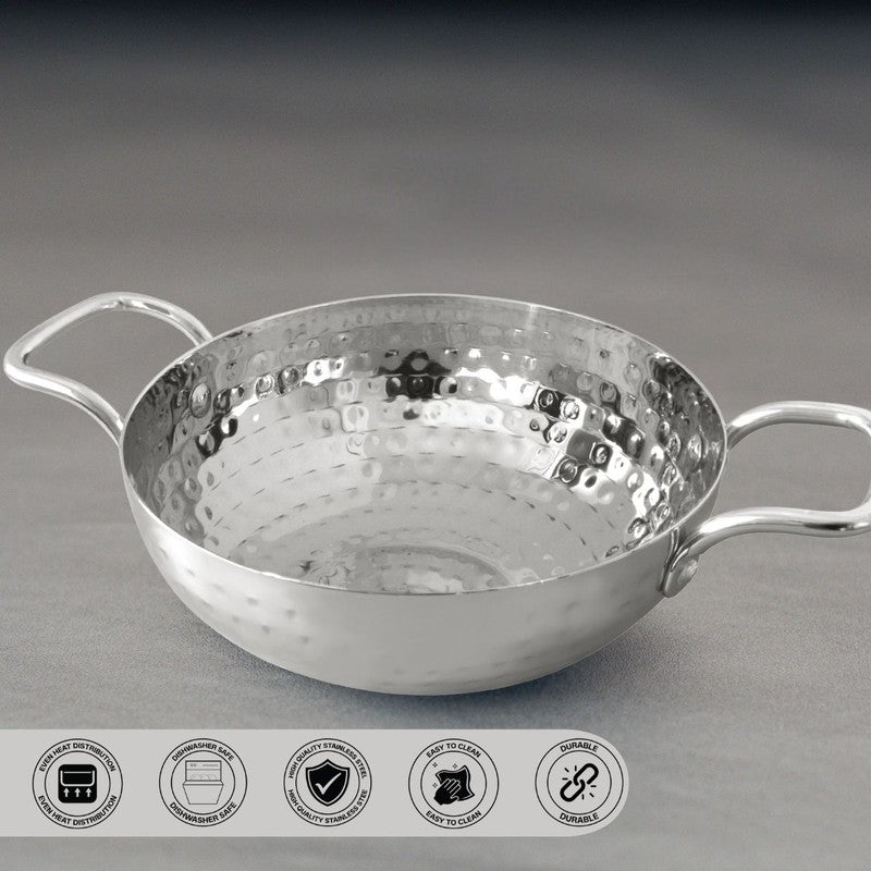 Vintage Hammered Kadhai - 6500 mL / 13 Inches media 4