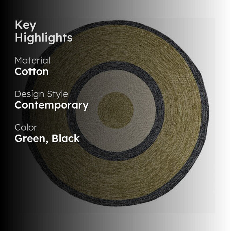 Fosho Round Cotton Rug media 2