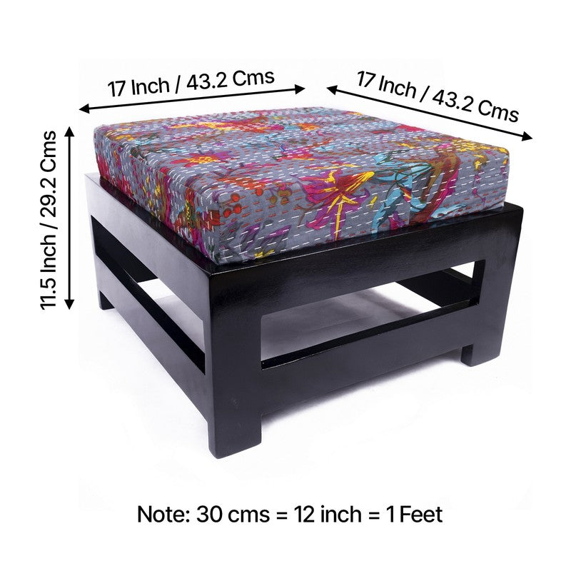 Mirox Sheesham Wooden Bench with Cushions (Grey) - Four Piece Set media 10