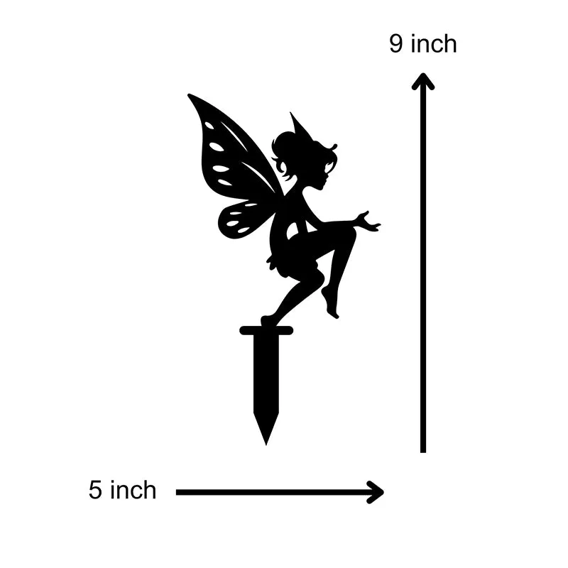 Fairy Dwell Garden Stake - Set Of Four media 3