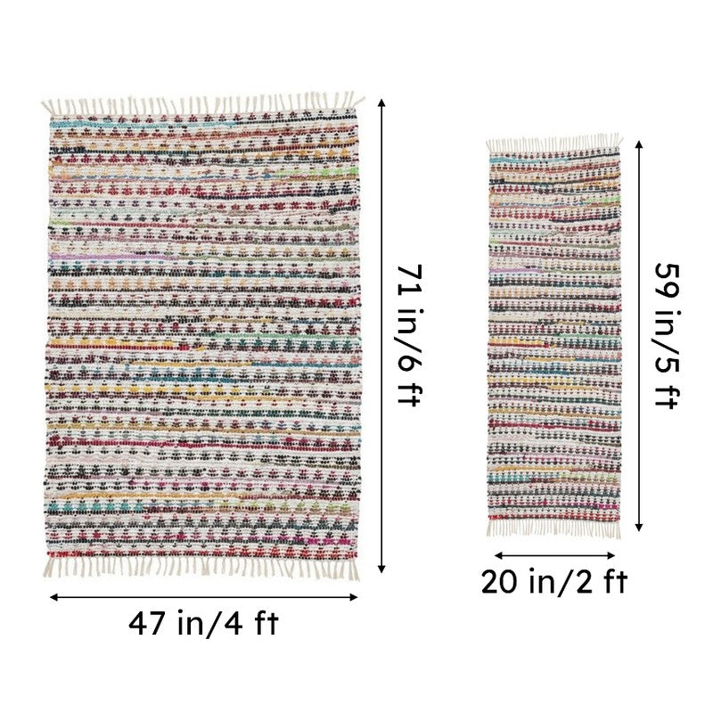 Ceres Hand Woven Cotton Rug media 9