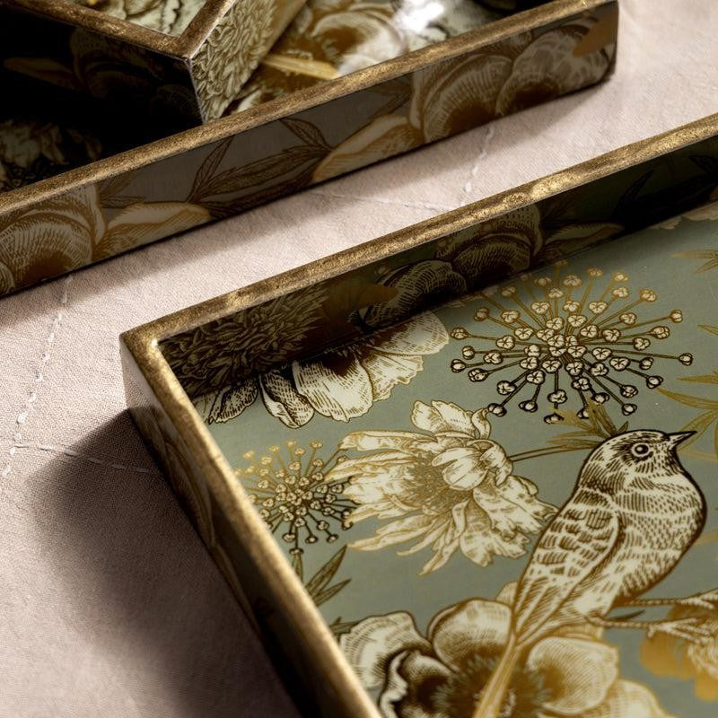 Golden Garden Serving Tray - Set Of Three media 3