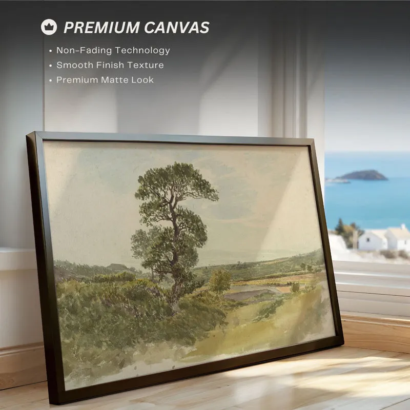Lone Branches Wood Wall Art With Frame - Black media 4