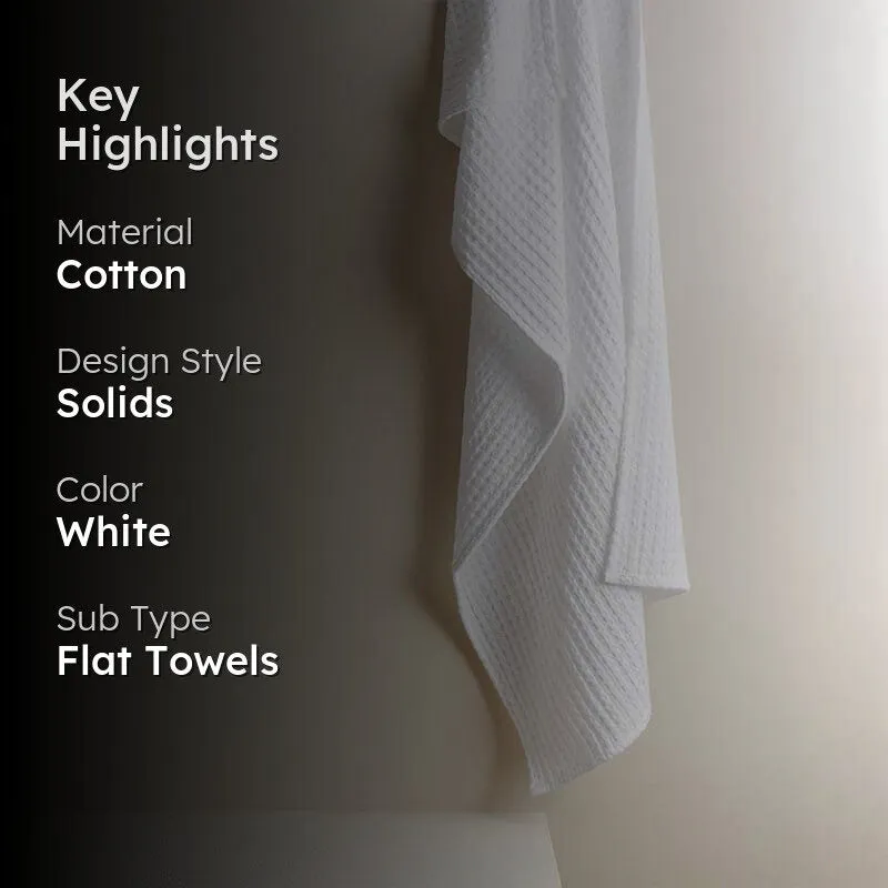 Simera Textured Waffle Bath Towel media 2