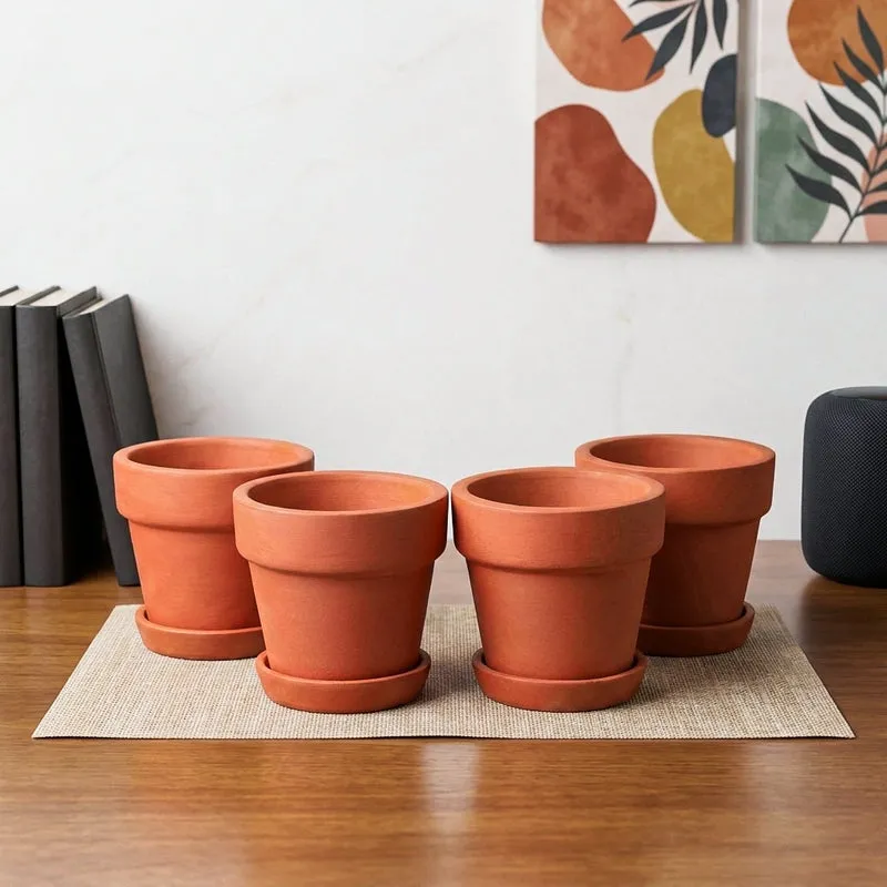 Rusticana Terracotta Planter - Set Of Four media 1