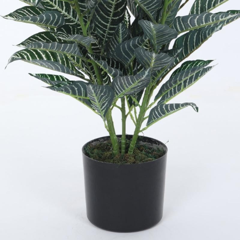 Faux Quercus Plant With Black Plastic Pot - 2.79 ft media 6