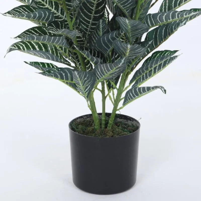 Faux Quercus Plant With Black Plastic Pot - 2.79 ft media 6