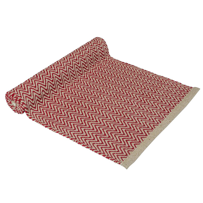 Atelier Cotton Runner Rug - Red media 4