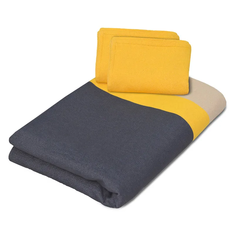Saral Home Awning Cotton Bedsheet (Dark Grey) - 102 TC media 5