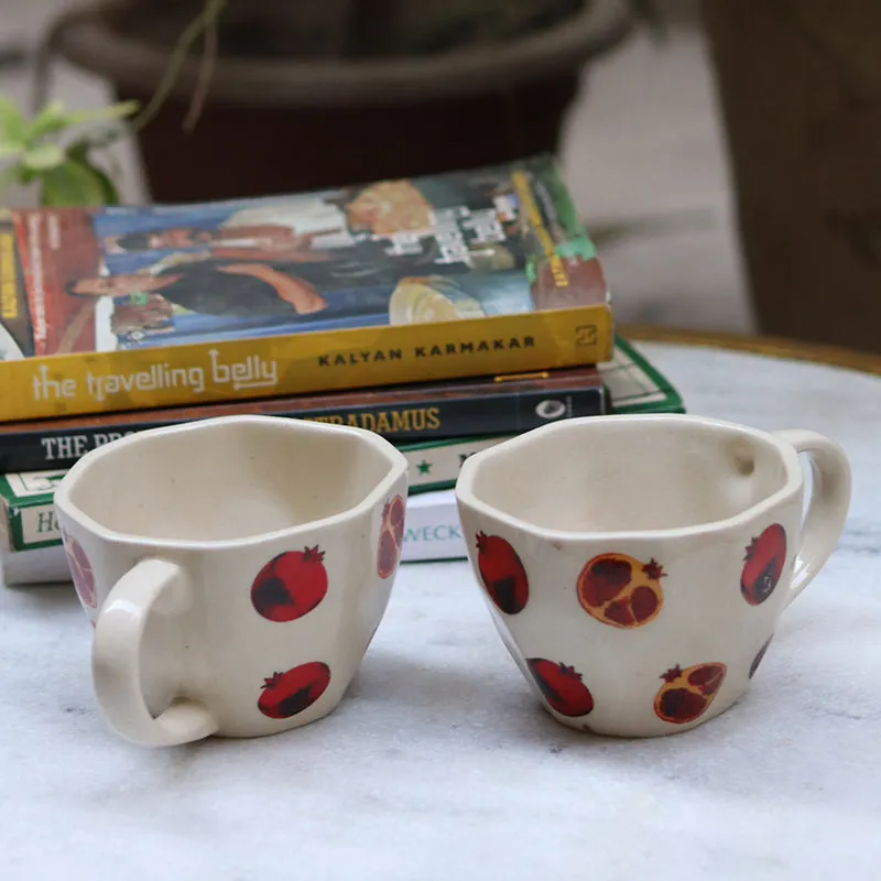 Pomegranate Ceramic Tea Cup (230 mL) media 4