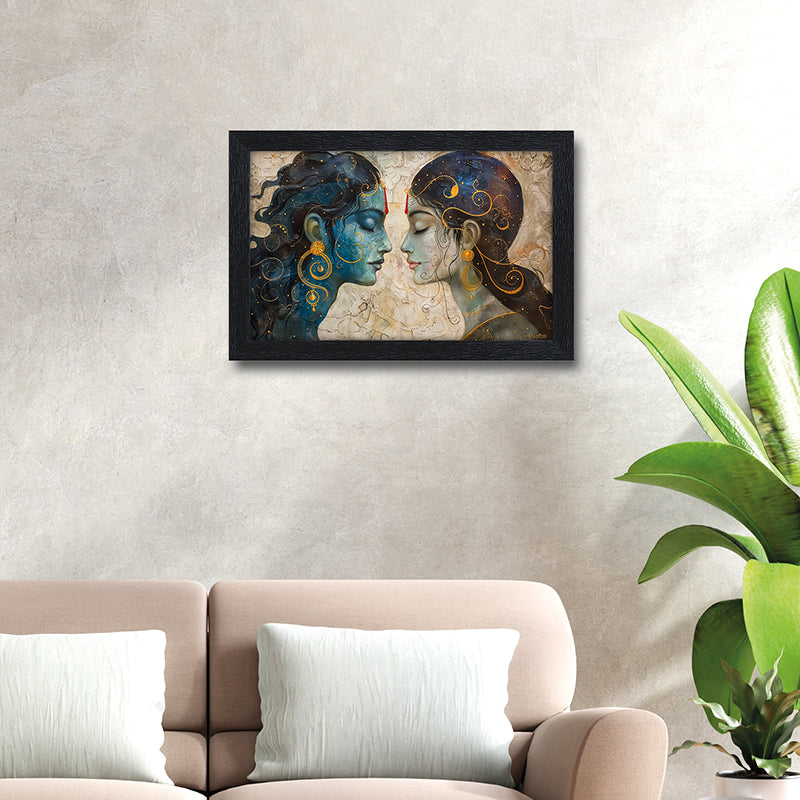 Divine Duo Wall Painting