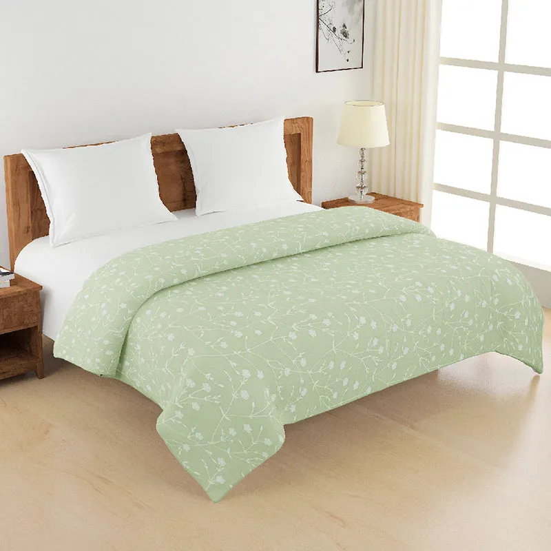 Swayam Myra Floral Cotton Comforter - 150 GSM media 1