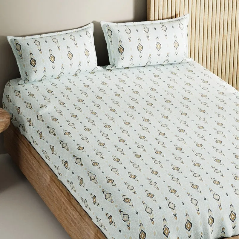 Deynor Cotton Bedsheet (Brown) - 144 TC media 4