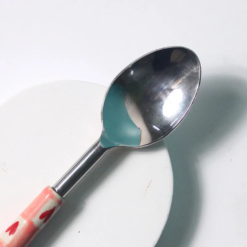 Donatella Spoon With Ceramic Handle media 3