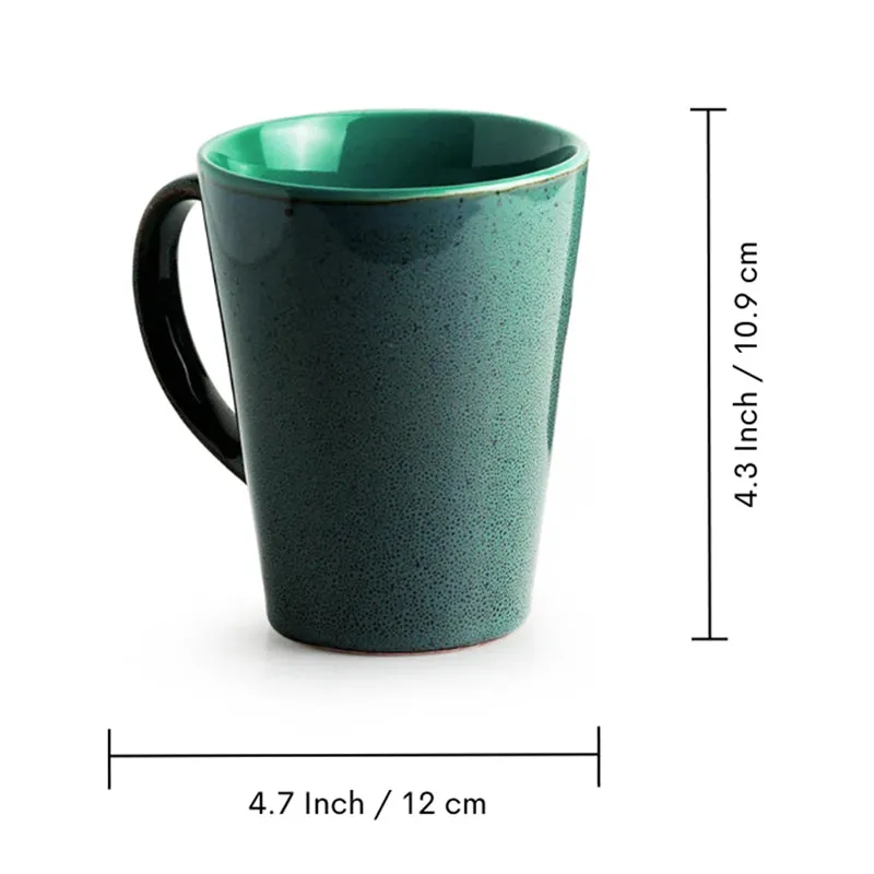 Vertex Ceramic High Tea Set (320 ML & 80 ML) - Four Piece Set media 7