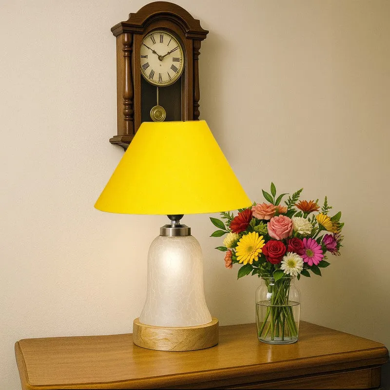 Zoravelle Wooden Table Lamp - Yellow media 4