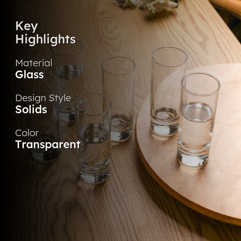 Claria Drinking & Juice Glass(195 mL) - Set Of Six media 2