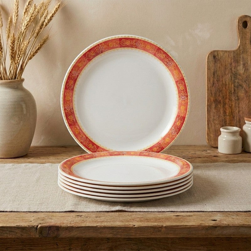 Goldhill Melamine Dinner Plates (Large) - Set of Six