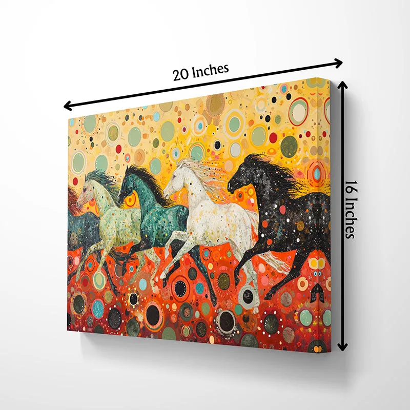 Stallion Trance Wall Painting media 5