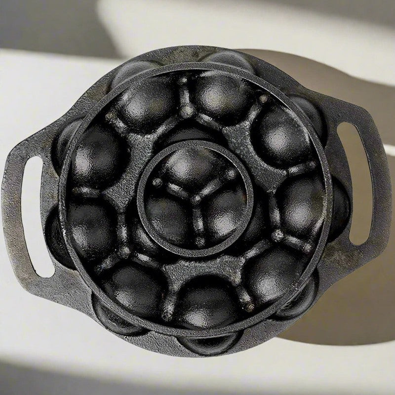 Appetta Cast Iron Paniyaram Pan - 25 CM media 4