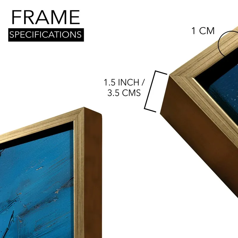 Painterly Avenue Canvas Wall Painting With Frame media 8
