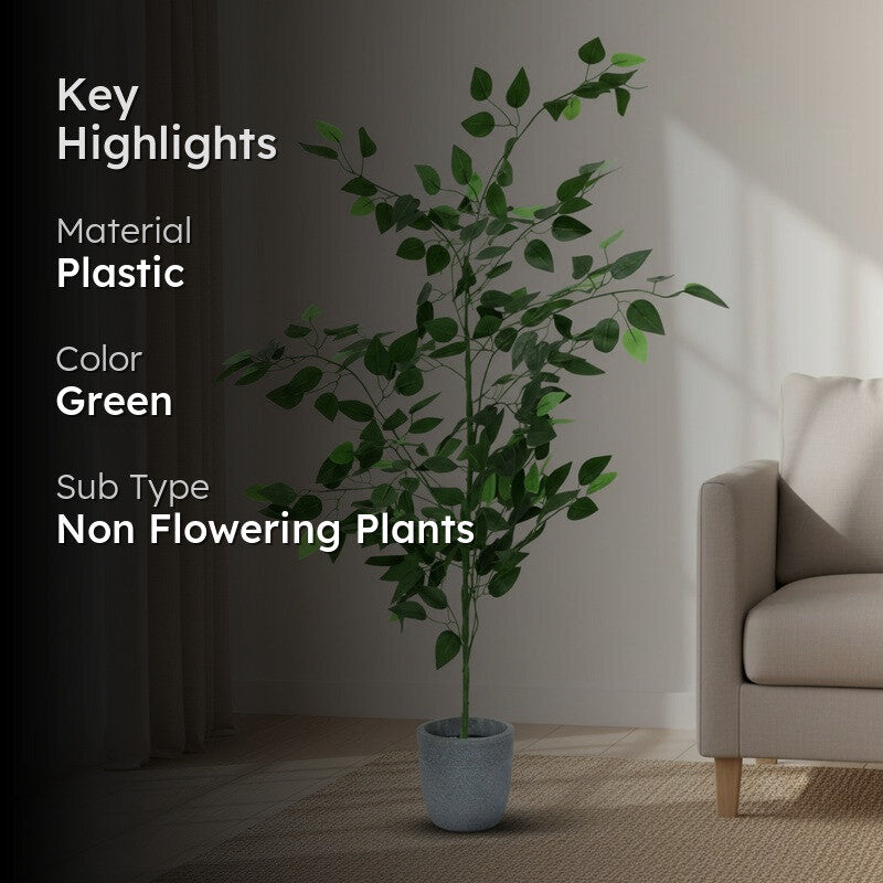 Verdique Artificial Ficus Tree - 4 Feet media 2