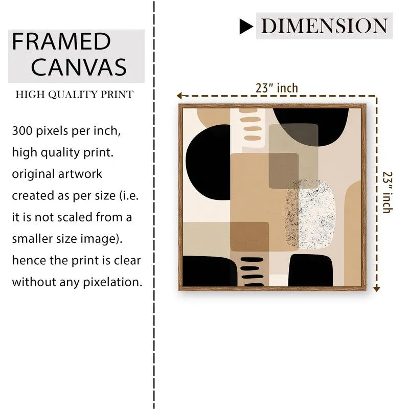 Color Grid Canvas Wall Art With Frame media 9