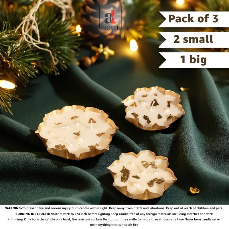 Ivory Glow Candle - Set Of Three media 10